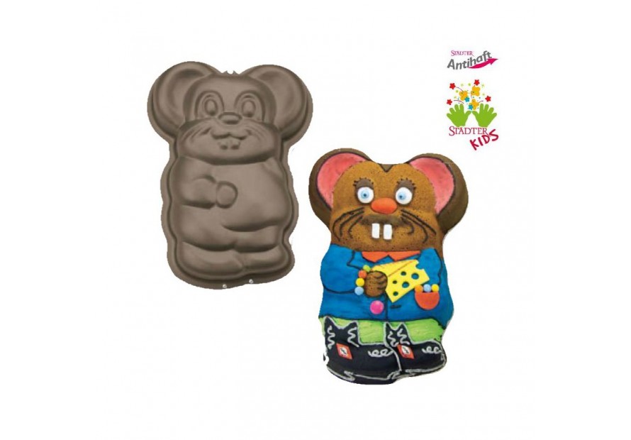 STADTER TORTIERA STAMPO CHEESY FORMA TOPO TOPOLINO MOUSE DOLCI TORTA TORTE